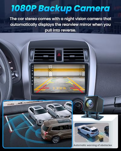 Image of Car Radio for Toyota Corolla 2009-2013: Upgrade Android 15