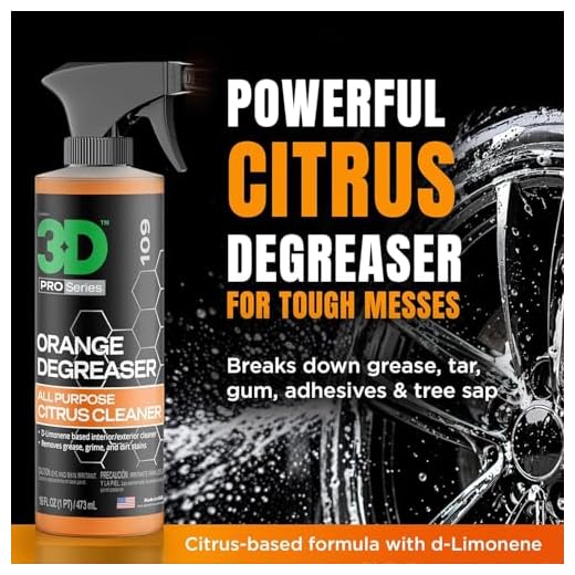 3D Orange Degreaser - Eco-Friendly Car Cleaner