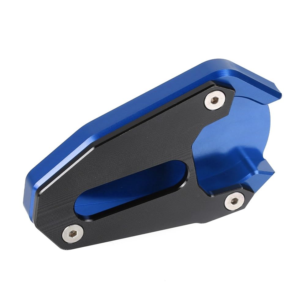 Allargapiede Cavalletto Laterale In Alluminio CNC Per Suzuki SV650/SV650X/Gladius SFV650 – Nero – Antiaffondamento