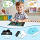 BlueSwan Maltafel Zaubertafel Reise Spielzeug für Unterwegs kinder 2 3 4 5 6+ jahre,10 zoll LCD Schreibtafel mit löschfunktion,Beschäftigung im Flugzeug Autofahrt Restaurant Kleinkind Geschenk,Blau