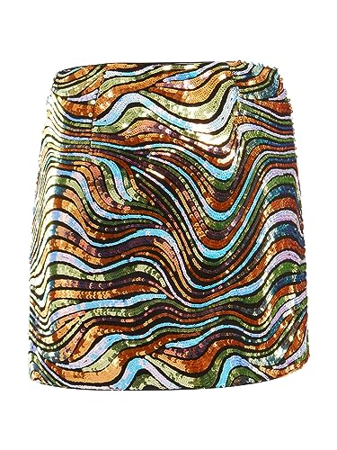Mini-jupe Guess pour femme en denim noir ajusté