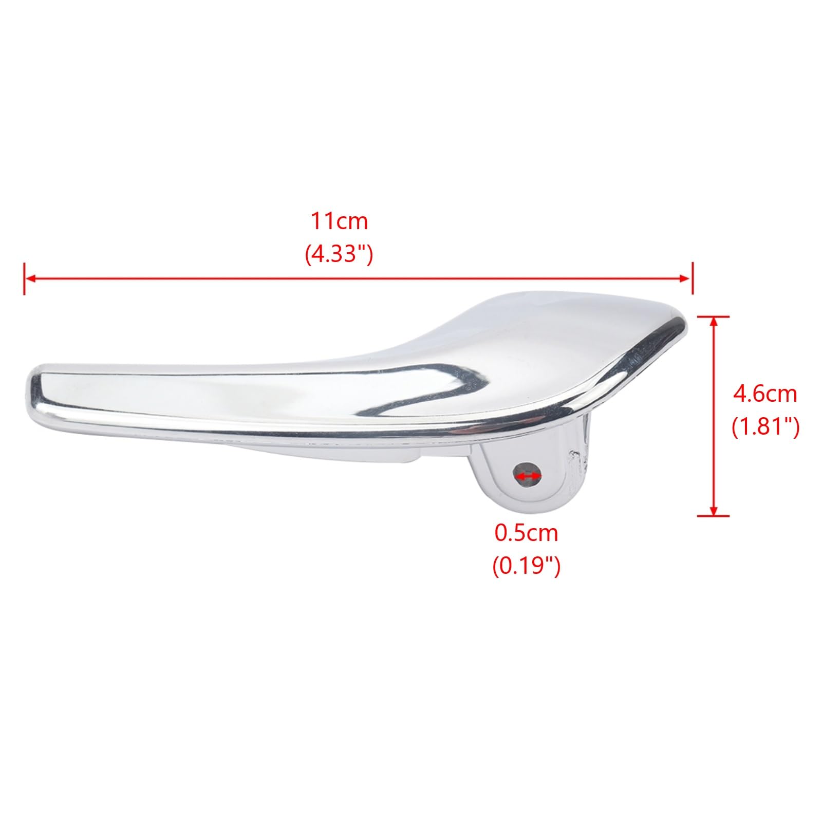 Maniglia Interna Cromata Per Opel Corsa D (2006-2014) - Lato Conducente Anteriore/Posteriore - Foto 5