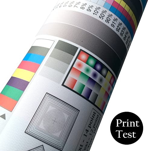 255 Polyester Canvas Roll 13Inchx 40Ft Waterproof Matte Inkjet Canvas For Decorative Painting Advertising And Wide Format Inkjet Printing 13Inchx40Ft #TOP2