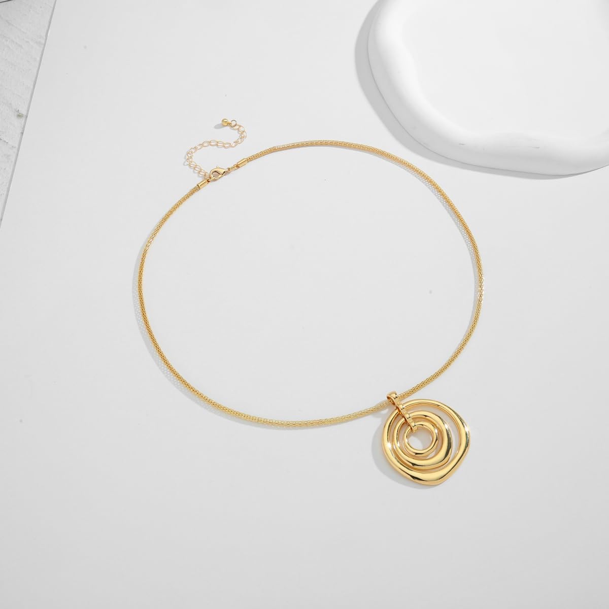 Gold Seashell Pendent Necklace Bohemian Necklaces Summer Beach Necklaces for Women - Image 4