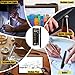 Gifts for Men, 9 in 1 Multitool Pen Set, Cool Gadgets for Men Dad Him Boyfriend Husband Fathers Day Birthday Gifts, Tool Pen with Led Light, Stylus, Screwdriver, Bottle Opener, Ruler, Level(Black)