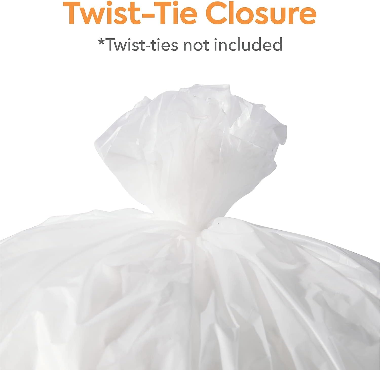 Coastwide Professional 40-45 Gallon Trash Bag, 40" x 48", High Density, 22 mic, Natural, 150 Bags/Box