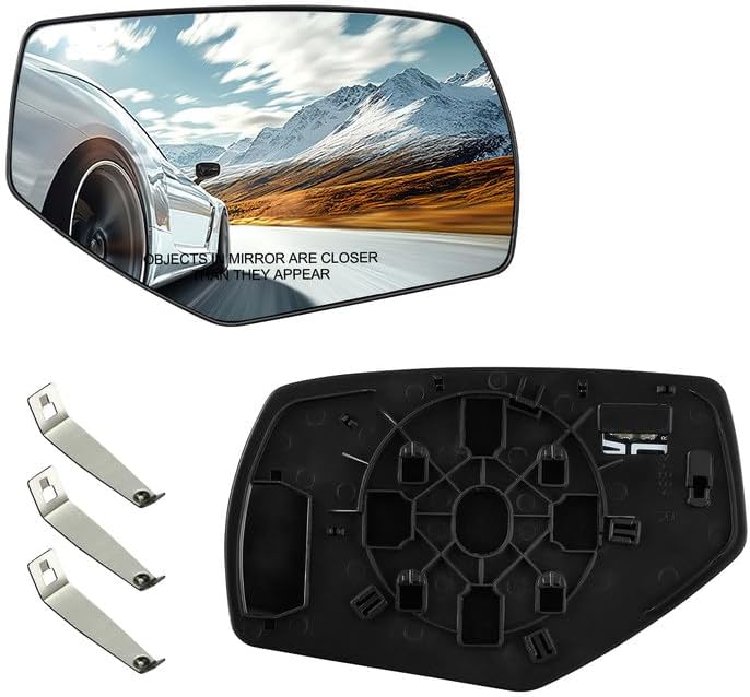 Vidro do Retrovisor Direito Convexo com Aquecimento SYKRSS para GMC Sierra e Chevrolet Silverado – 1 unidade