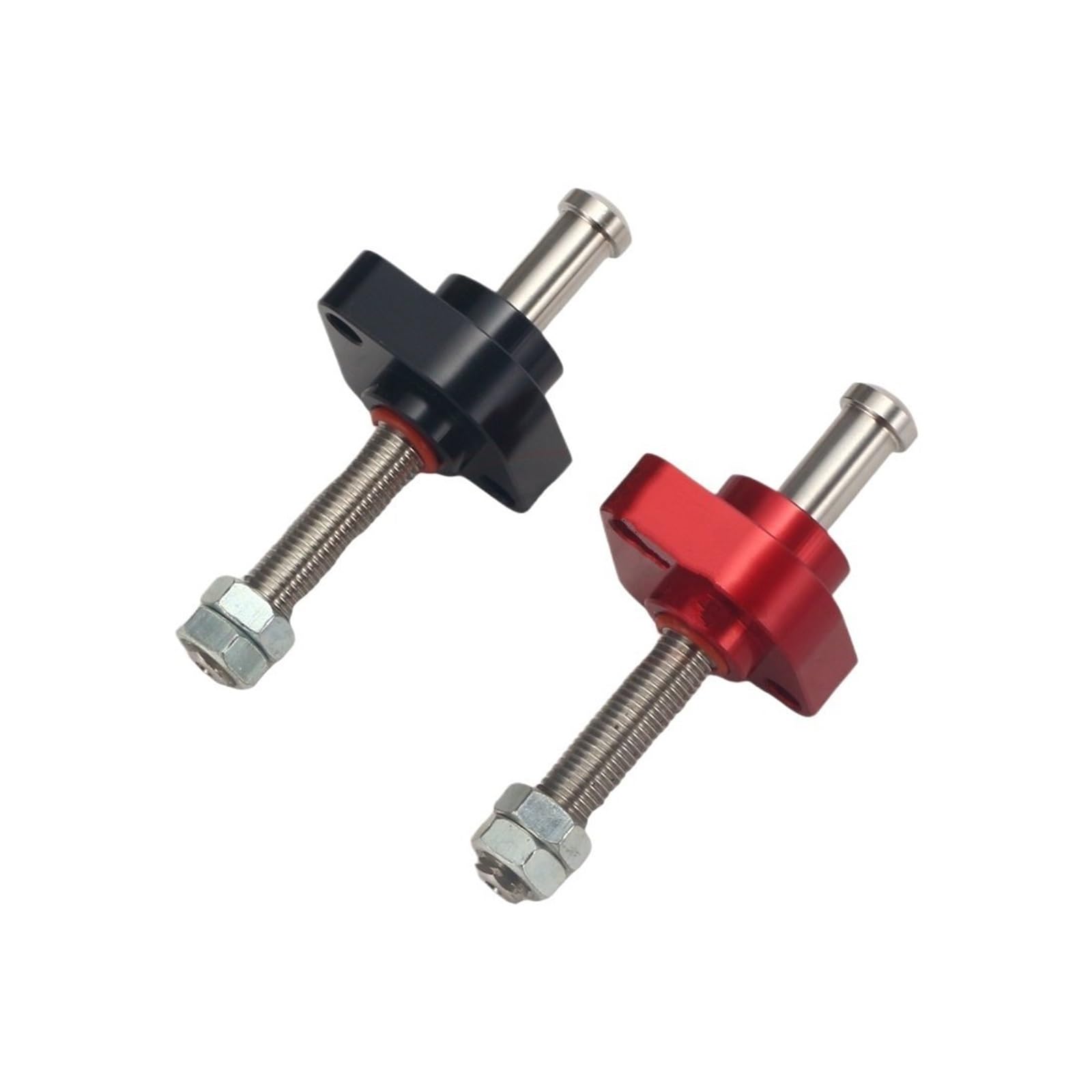 Tensor Cadena Moto Compatible con CBR600RR CBR1000RR VFR800 tensor de cadena de leva Manual negro y rojo(E)
