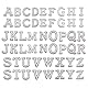 Modixun Aufnäher zum Aufbügeln, Buchstaben, Perlen, Strass, glitzernd, Alphabet, A-Z, zum Aufbügeln, Applikationen für Stoff, Stoff, Tasche, Stil A, 52 Stück