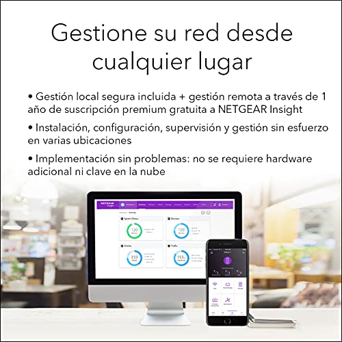 NETGEAR-WAX620-Punto-de-Acceso-WiFi-6-con-Velocidad-AX3600-de-Doble-Banda-hasta-256-Dispositivos-1-Puerto-LAN-Ethernet-25G-80211ax-Gestion-Remota-Insight-PoE-Blanco