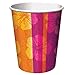 Creative Converting 8 Count Hot or Cold Beverage Cups, Luau Aloha Summer Hibiscus Flower