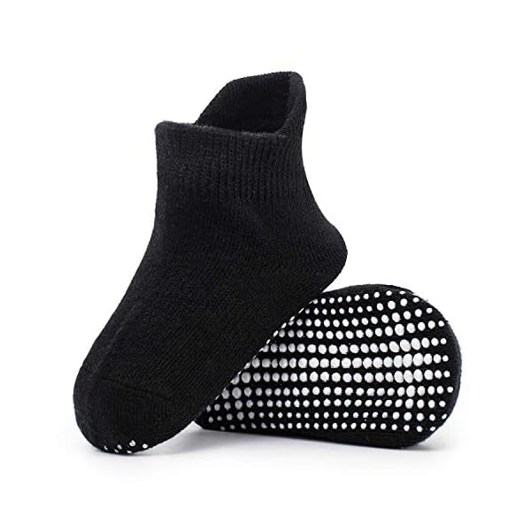 Zaples Baby-Knöchelsocken mit rutschfester Sohle für Säuglinge, Kleinkinder, Kinder, Jungen, Mädchen – Bild 6