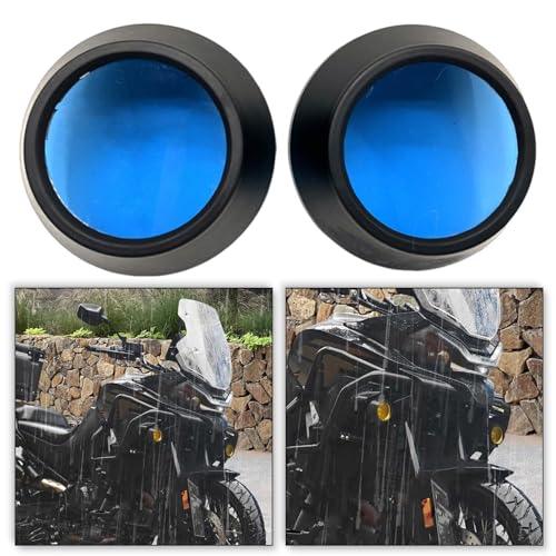 Phares antibrouillard bleus 75 mm et clignotant haute performance pour auto | Pack de 2 - 5