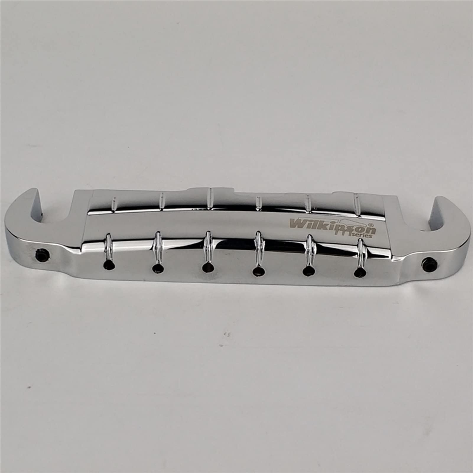 Accesorio repuesto puente Envolvente Ajustable Para Puente De Guitarra Eléctrica LP Cordal Cromado Plateado