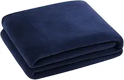 Cobertor Manta Queen Microfibra 2,20m x 2,40m Toque Macio Leve e Confortável Secagem Rápida e Uso Diário em Cama ou Sofá Cozzilar (Azul)