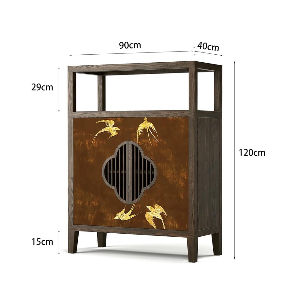 Tavola d'altare Cinese Consolle da Altare in Legno di Noce Elegante Culto Orientale