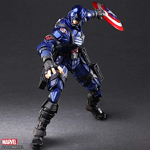 Marvel Universe Captain America Variant Bring Arts Action Figure, Multicolor #TOP5