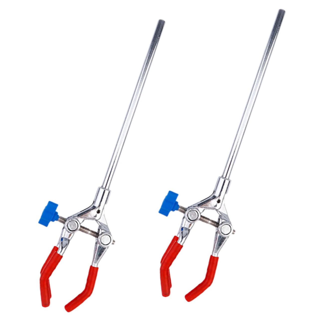 ULTECHNOVO 10pezzi Pinza Da Laboratorio Acciaio Inossidabile Con Artigli Regolabili Per Flaconi e Provetta Accessorio Per Esperimenti Scientifici