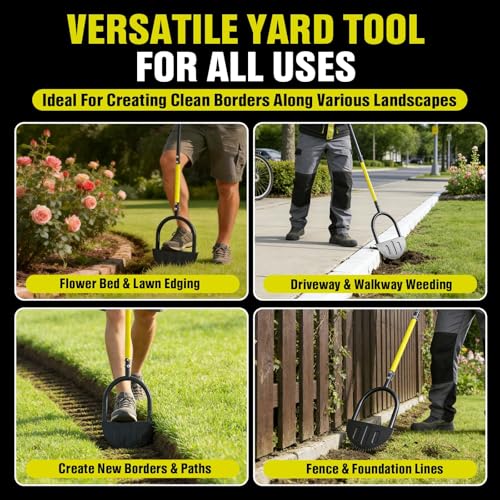 image for Houselife Half Moon Edger for Landscaping, 42