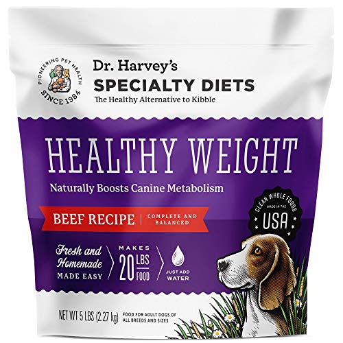 Dr. Harvey's Specialty Diet Healthy Weight Beef Recipe, Human Grade Dehydrated Dog Food With Beef (5 Pounds) #TOP19