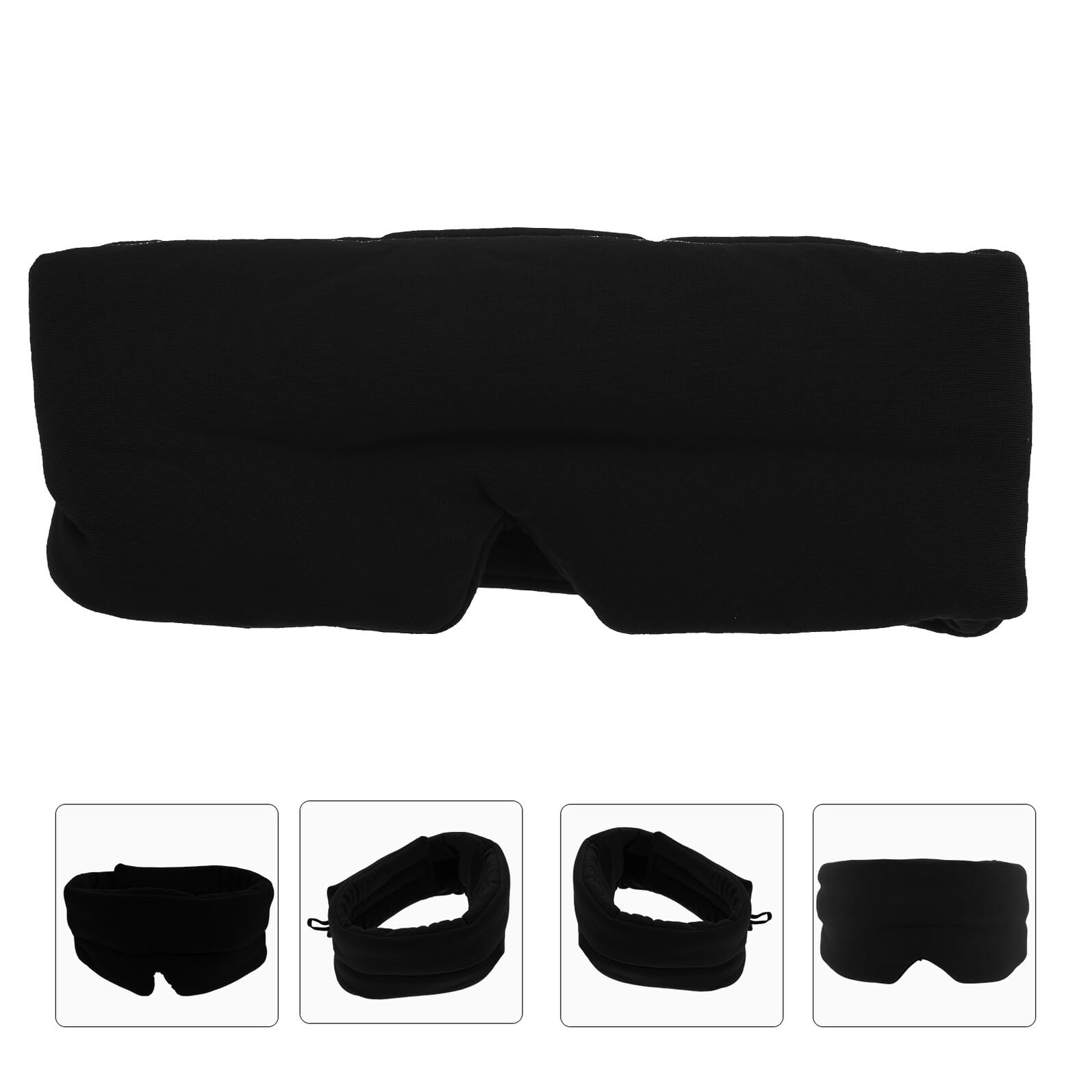 SECFOU 2 Piezas Antifaz para Dormir de Modal Algodón Ligero y Cómodo, Bloqueo de Luz Adecuado para Verano y Vuelos Largos, para Hombres y Mujeres