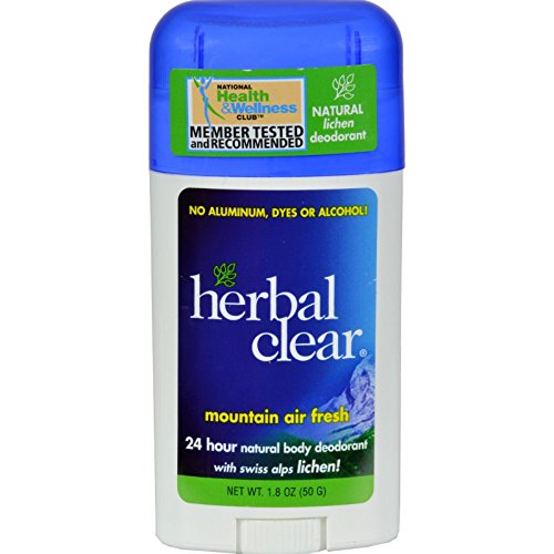 Herbal Clear Mountain Air Fresh 24 Hour Natural Body Deodorant -- 1.8 oz