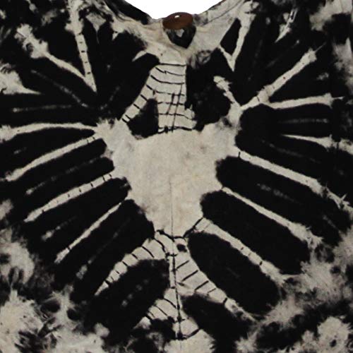 Image of TIE DYE Bohemian Hipster Hobo Boho Hippie Crossbody Bag Purse Black Tone 39 inch