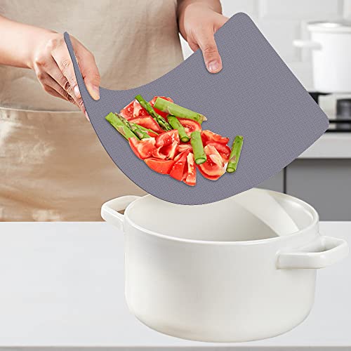 Plastic Cutting Boards For Kitchen, Wk Small Flexible Cutting Board Set Of 5, Non Slip Cutting Mats For Meat, Bpa Free, Dishwasher Safe, 7.5"X11.5" #TOP4