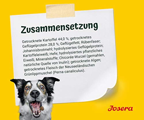 JOSERA YoungStar (5 x 900 g) | Junior | Premium Trockenfutter für wachsende Hunde | Geflügel & Kartoffel | getreidefrei | Welpenfutter für mittlere und große Rassen | Hundefutter | 5er Pack