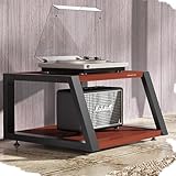 Pieds réglables : Les pieds sous les étagères de rangement multimédia sont réglables en hauteur pour une stabilité accrue. Ils protègent également le sol des rayures et sont antidérapants.