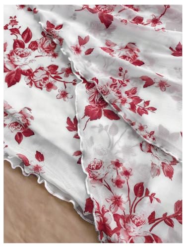 Image of BEAUDRM Women's Summer Mini Dress Halter Backless Vacation Beach Sundresses | Boho Dress, Floral Dress for Women, Vacation Beach Outfits, Going Out Dress, Brunch Outfits
