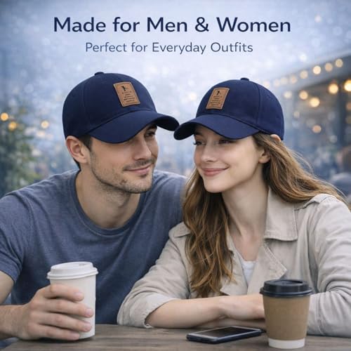 Image of Baseball Cap for Men Original Adjustable Unisex Cap, Mens Caps Stylish, All Sports Type Caps or Hats, Free Size, UV Protection, Sports Cap for Men's, Outdoor Casual Wear (Pack of 1)