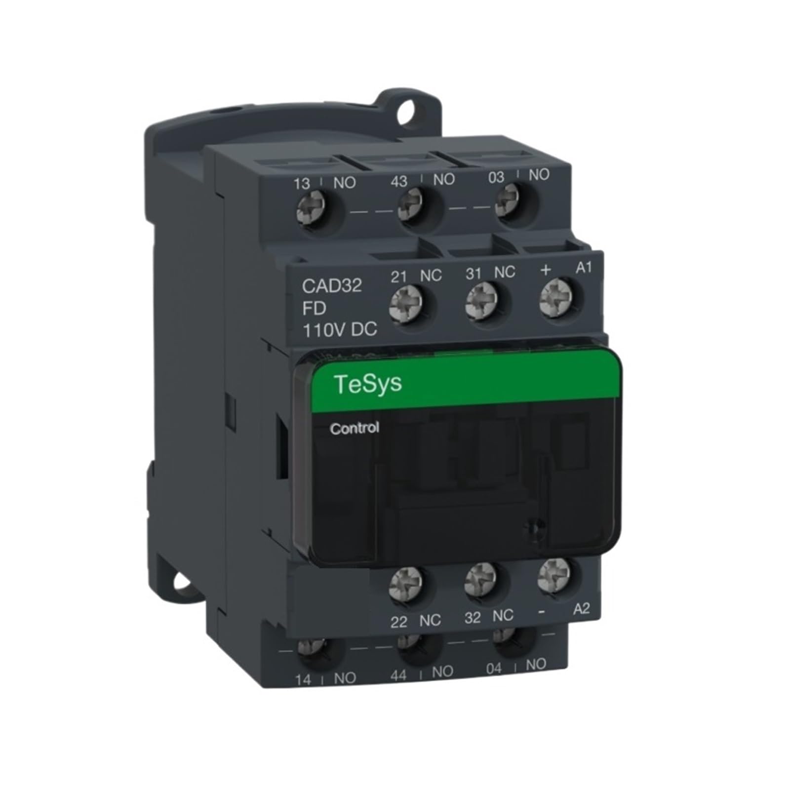 Relais CAD32FDC DC110V 3NO + 2NC haute endurance pour automatisme