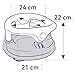 Rotho Babydesign 20429022001 - Asiento para bañera, Color Multicolor