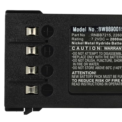 Batterie Hiab 2254100 vhbw 2000mAh pour télécommande