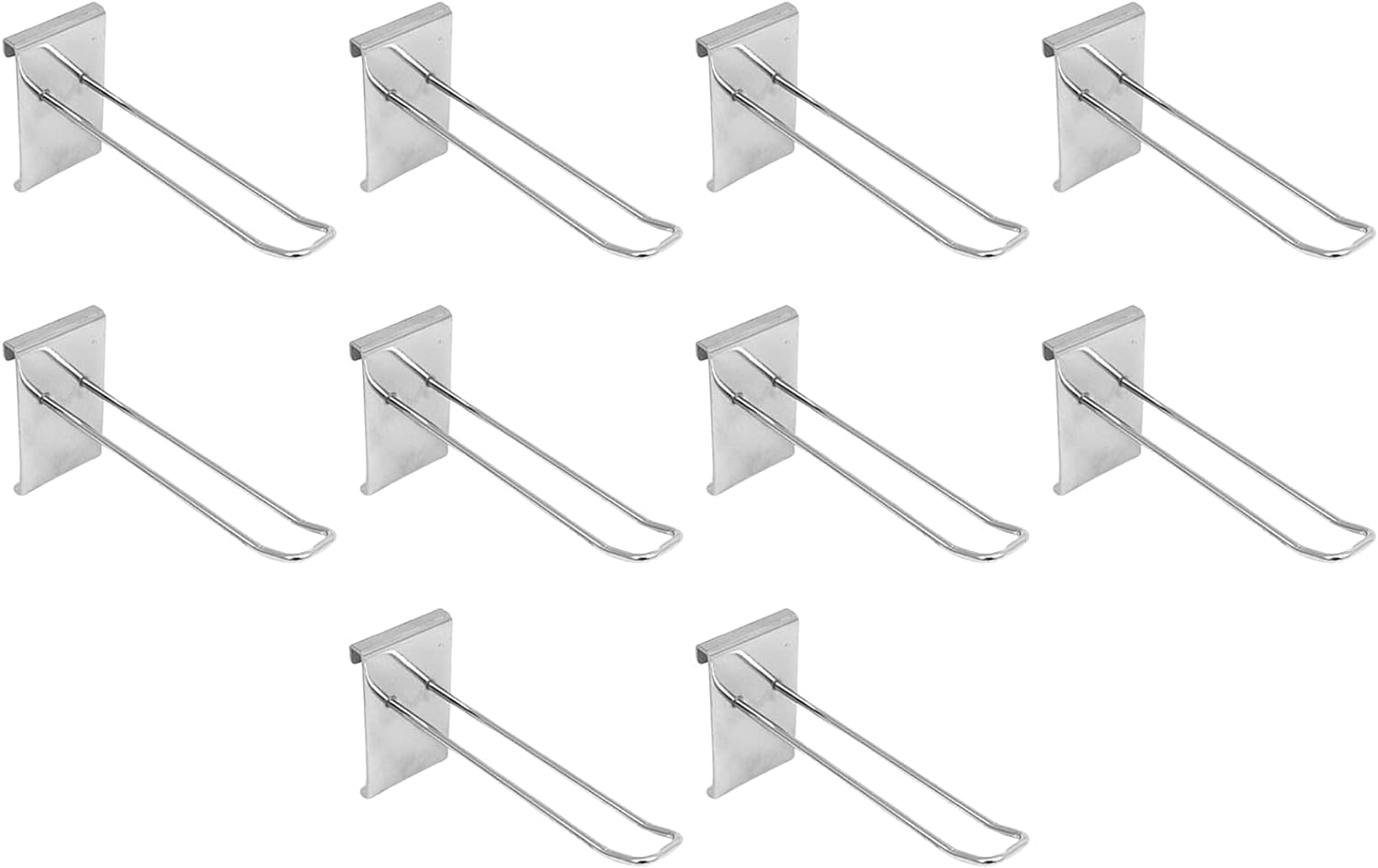 10x 10 Inch Heavy Duty Grid Mesh Hooks Euro Hooks Shop Display