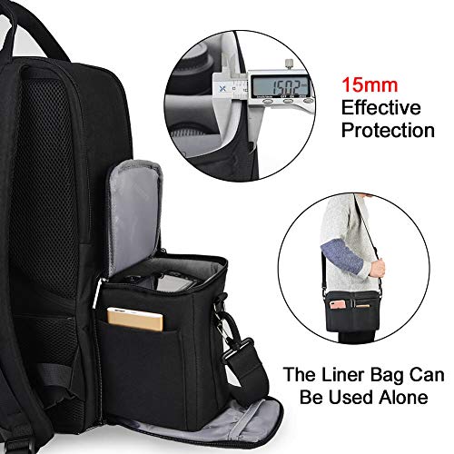 CADeN DSLR Camera Backpack Bag Waterproof Anti Theft with