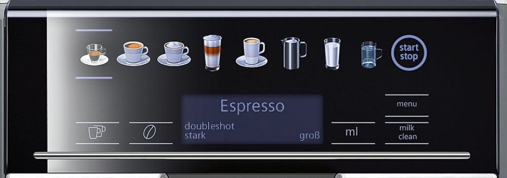 Siemens tE607F03DE machine à café en acier inoxydable