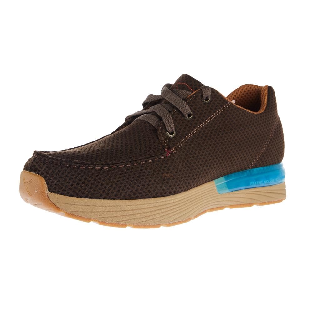 Mocassin de style conduite pour homme en cuir marron torréfié pointure 45