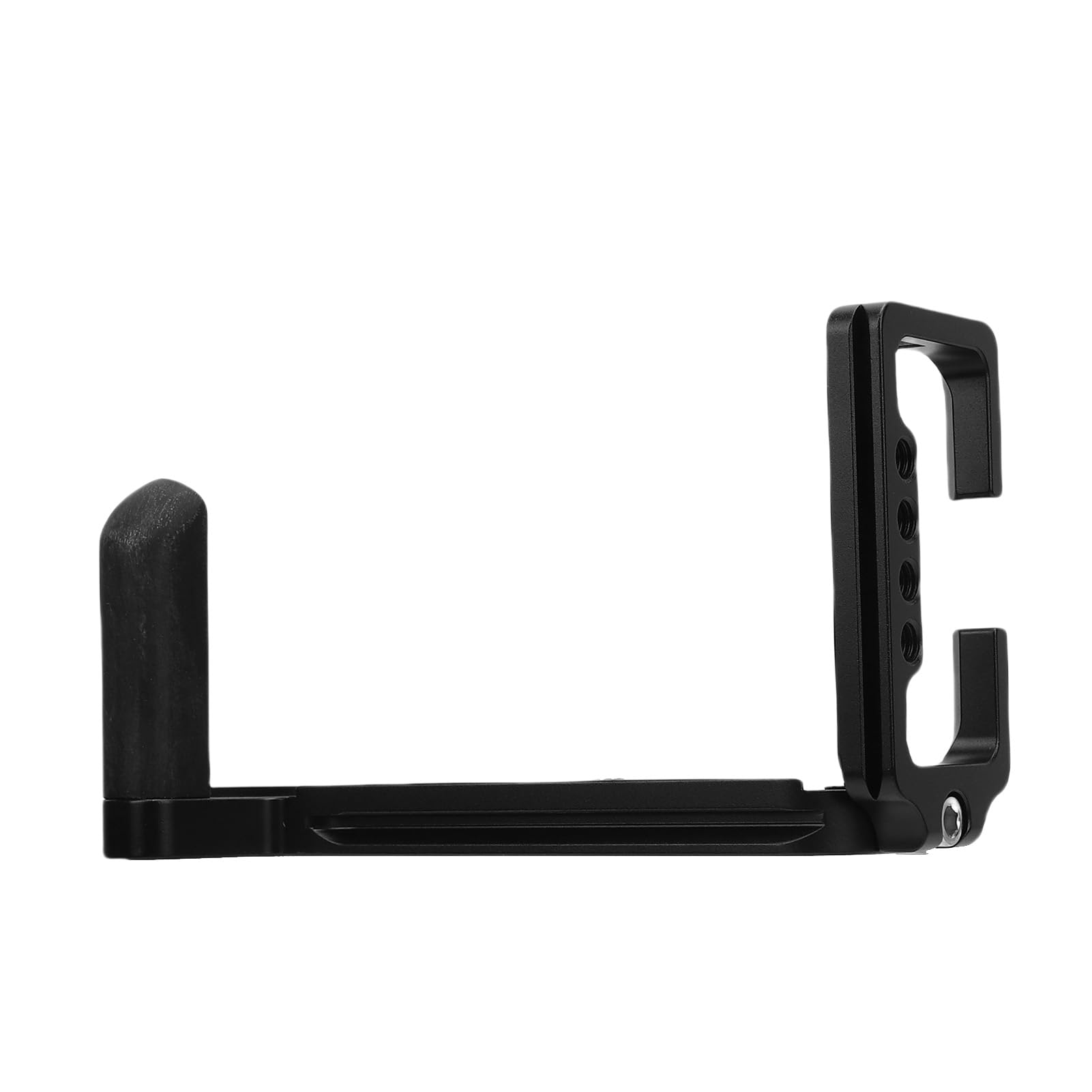 Staffa a L per Fotocamera Digitale, Design Leggero, Vite 1/4, | Funzionamento efficiente, adattabile alla fotografia all\'aperto, impugnatura in legno massiccio, compatibile con treppiedi
