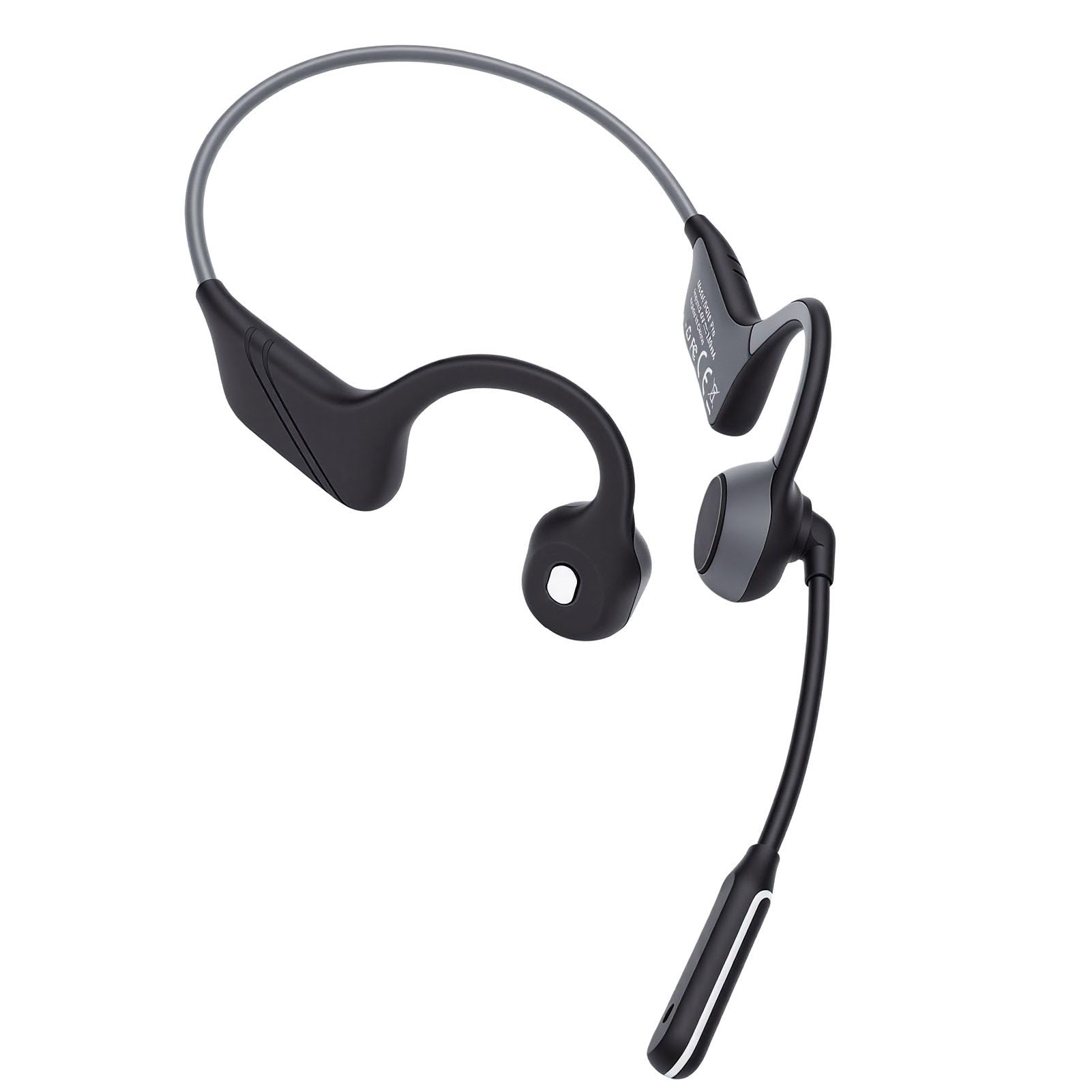 Elprico Casque à Conduction Osseuse, Design avec Double Microphone