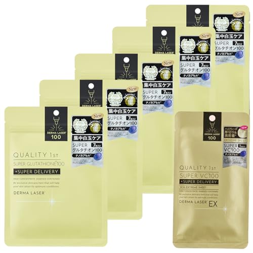 �N�I���e�B�t�@�[�X�g(Quality 1st) �_�[�}���[�U�[ �X�[�p�[ �O���^�`�I��100 �}�X�N (5�Z�b�g) �t�F�C�X�p�b�N �V�[�g�}�X�N/������ (�O���^�`�I��) ���{��/EX�X�[�p�[VC 1���t��