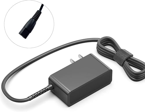 Miniatura 2 de Adaptador de CA de 2 clavijas compatible con Tacklife HJ1103J Cargador de cable de fuente de alimentación robótico automático inalámbrico para