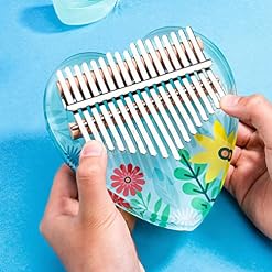 BIENKA Kalimba Pouce Piano En Forme De Coeur Enfants Pouce Piano 17 Tons Portable En Métal Marimba Instrument De Musique… - Les Beatles, Paul McCartney, John Lennon, RIngo Starr, George Harrison BIENKA Kalimba Pouce Piano En Forme De Coeur Enfants Pouce Piano 17 Tons Portable En Métal Marimba Instrument De Musique… – Image 5