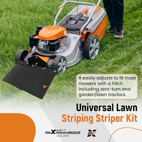 maXpeedingrods Lawn Striping Striper Kit Universal Fit for Zero Turns & Garden/Lawn Tractors-Most Mowers With A Hitch
