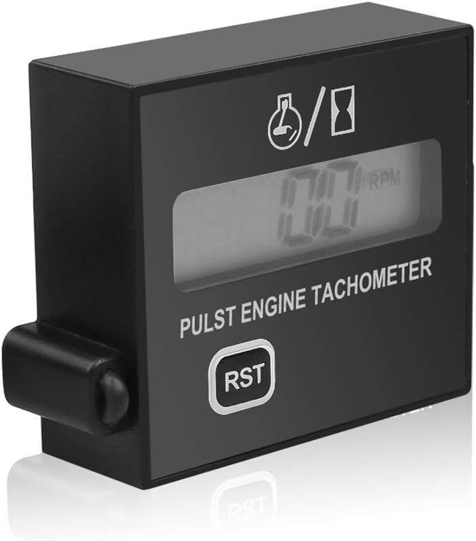 Dogggy Digital Tachometer Inductive Pulse Speed Tachometer Digital Tach