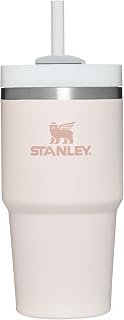 STANLEY Quencher H2.0 Tumbler with Straw 20 oz | Flowstate 3-Position Lid | Cup Holder Compatible for Travel | Insulated Stainless Steel Cup | BPA-Free | Rose Quartz