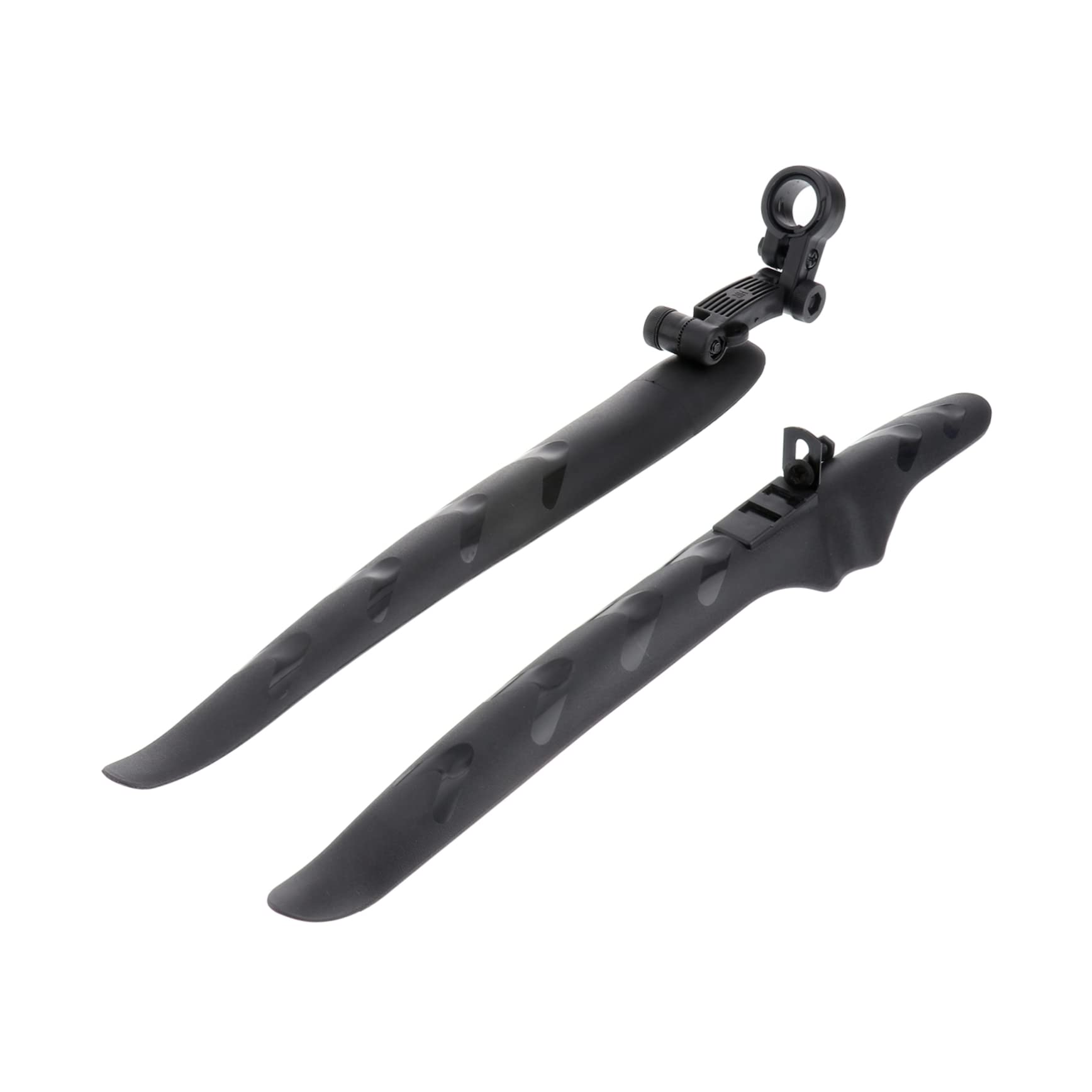 KICHOUSE Road Bike Mud Guard Black Cycling Mudguard for Bicycle Front and Rear Wheels High Strength Impact Resistant Plastic Easy to Install and Splash Guard for Riding Protection