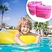 MIGCDE 6 Pack Kids & Adult Swimming Arm Float Rings, PVC Inflatable Swim Arm Bands Sleeves