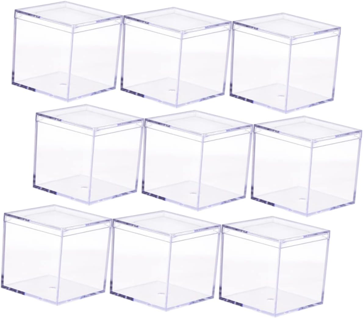 Amazon.com - 9pcs Box Small Transparent Box Chocolate Container Clear ...